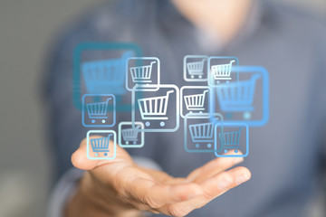 Shopping cart as part of the network in hand . The concept of Innovation in e-Commerce.