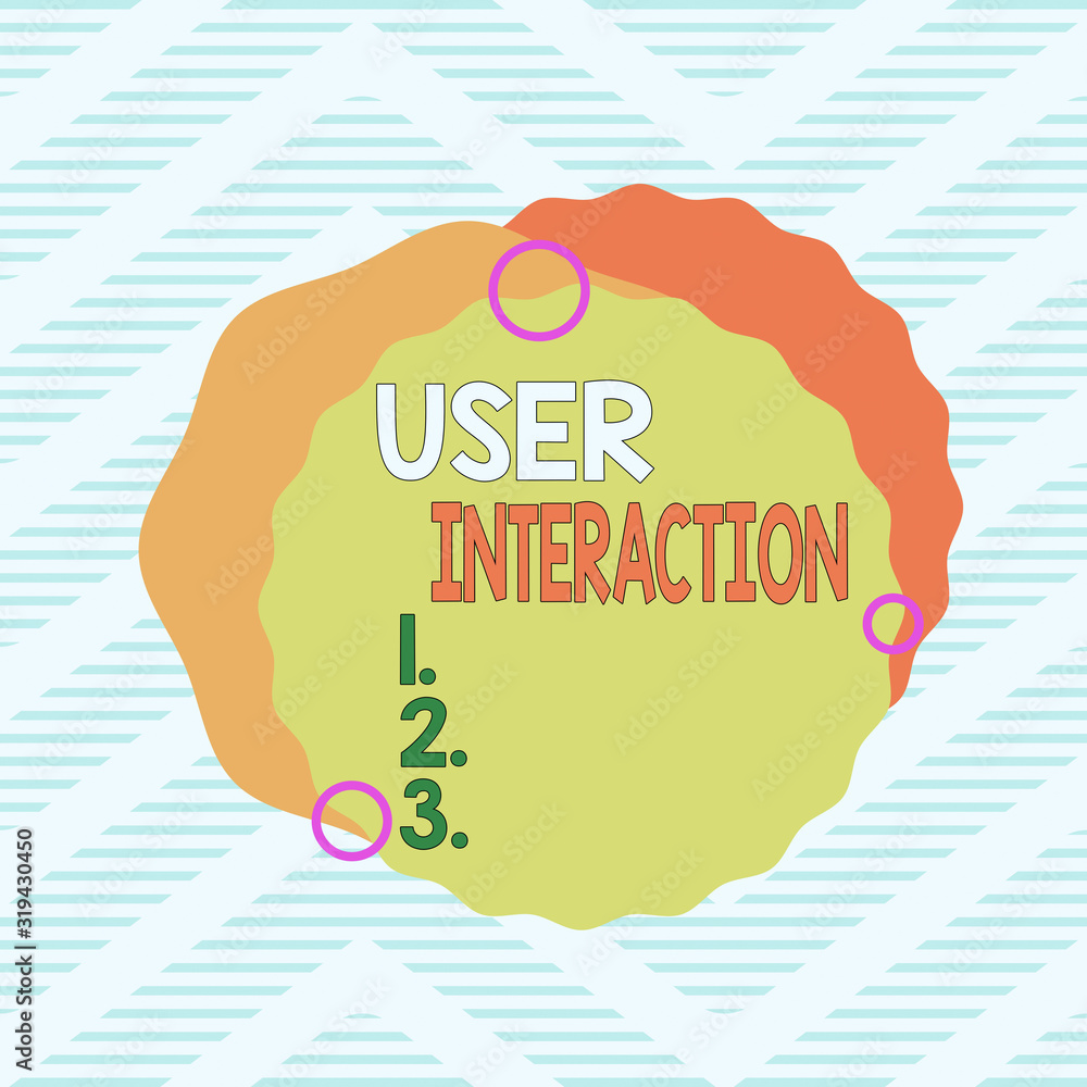 Fototapete word writing text user interaction. business photo showcasing the conduit between huanalysis and com