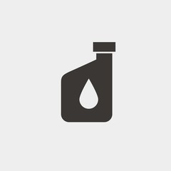 oil jerry can icon vector illustration symbol for website and graphic design