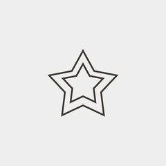 star icon vector illustration symbol for website and graphic design