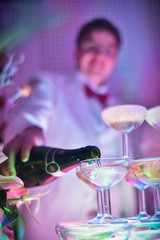 Pyramide de champagne mariage