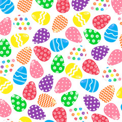 Easter eggs pattern