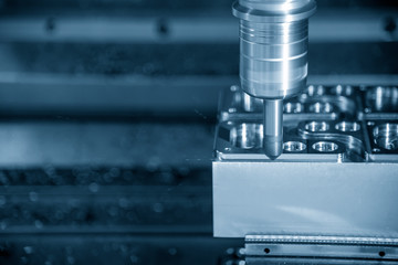The CNC milling machine chamfer cut the injection mold parts by chamfer tools. The mold and die...