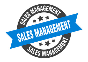 sales management sign. sales management round ribbon sticker. sales management tag