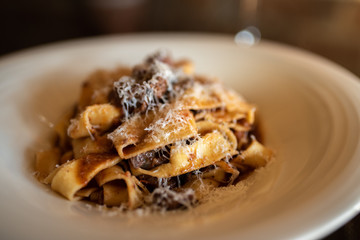 Parpadelle with ragu