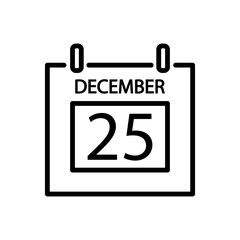 Calendar icon vector sign and symbol trendy design