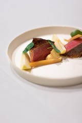 Gourmet steak dish
