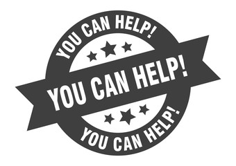 you can help sign. you can help round ribbon sticker. you can help tag