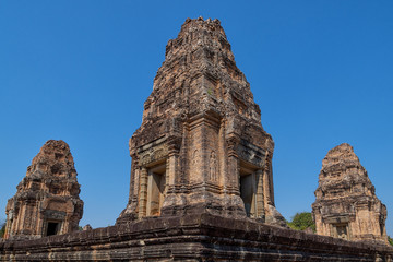 Fototapeta na wymiar Die Tempelanlage Östlicher Mebon in Kambodscha