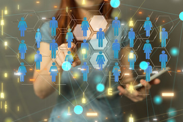 Concept of teamwork and partnership