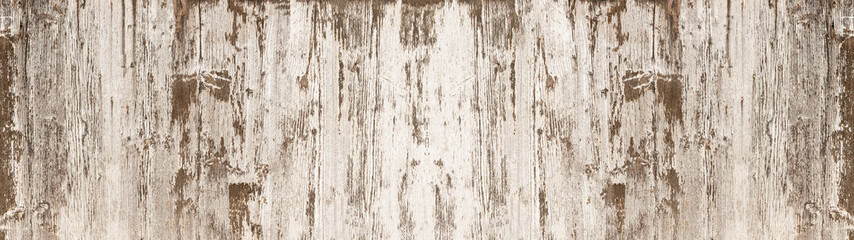 old white painted exfoliate rustic bright light wooden texture - wood background banner panorama shabby