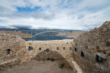 Bridge to the island of Pag