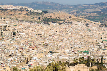 View of Fez, Morocco, North Africa