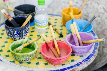 Paints for Pottery, Fes Morocco