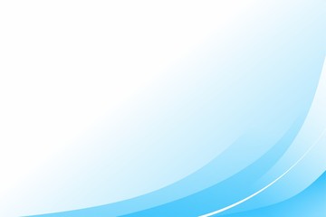 Simple Blue and White Wave Background Design, Soft Blue Wave Background Template Vector