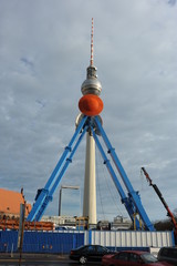 Berlin, Fernsehturm am Alexanderplatz