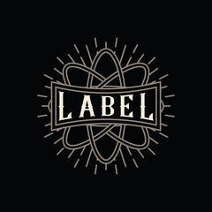 VINTAGE LABEL LOGO DESIGN INSPIRATION