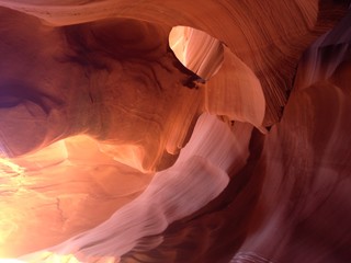 Sandstone Rock Formations, Lower Antelope Canyon, Page, Arizona, USA