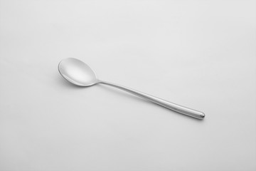 Round handle silver spoon used by royal family