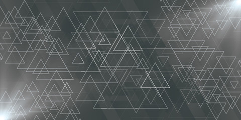 Modern geometric background.Vector triangle background.Abstract technology background.