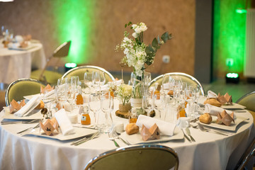 Décoration de table de mariage