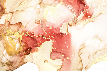 Abstract artwork. Trendy wallpaper. Alcohol Ink Art. - Image