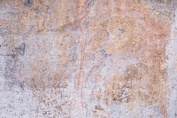 Texture of an old dilapidated cement wall. structure. building.