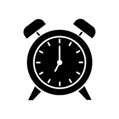 Alarm Clock icon vector sign and symbol on trendy design