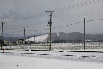 岩見沢の雪景色2