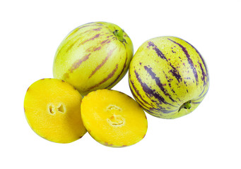 peppino melon on white  back  ground