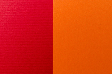 Fototapeta premium Two colors paper texture background. Place for text. Two tones. Background for presentation.