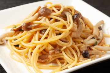 きのこの和風スパゲッティー