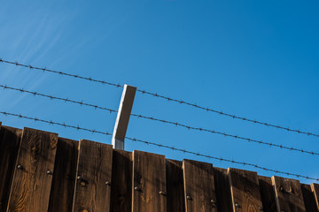 barbed wire wooden fence border war crysis news