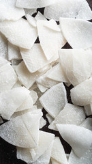 Candied coconut flesh mix