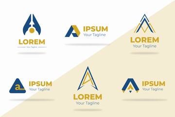 Letter A Logo Templates Collection