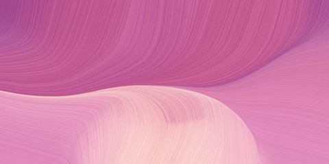 creative fluid artistic graphic with elegant curvy swirl waves background design with pale violet red, baby pink and pastel magenta color