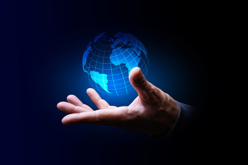 mano, mondo, comunicazione