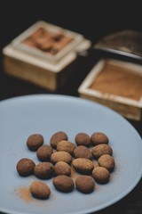 tasty fresh sweets on the table