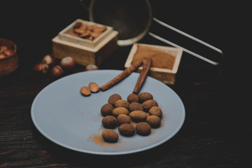tasty fresh sweets on the table