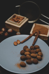 tasty fresh sweets on the table