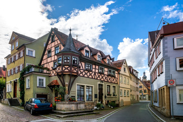 Fototapeta na wymiar Altstadt, Weikersheim, Deutschland 