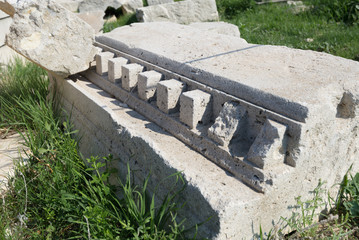 Ancient Roman Cornice with Dentil Course