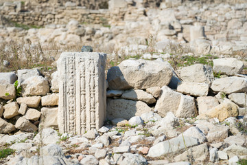 Ancient Roman Decorated Building Block