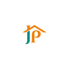 JP letter logo, JP real estate logo, JP logos