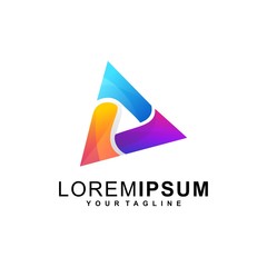 awesome arrow logo design template vector