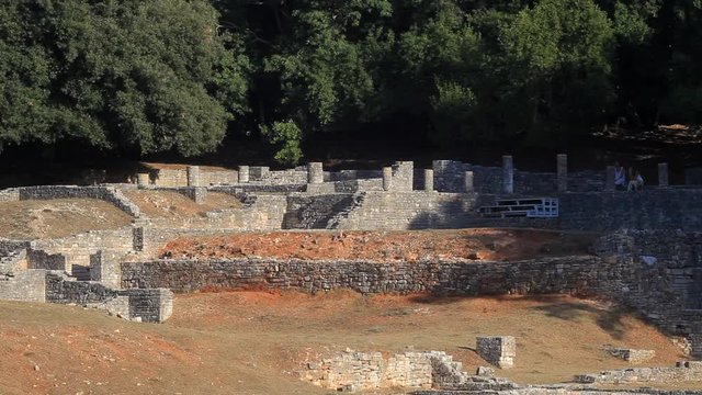 Ruins of the Byzant Kastrum on Brijuni NP