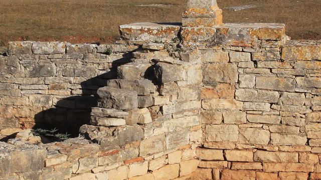 Ruins of the Byzant Kastrum on Brijuni NP