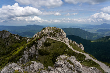 Fototapeta na wymiar Velky Rozsutec Mala Fatra mountains in Slovakia