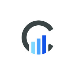 Business corporate letter C logo vector illustration