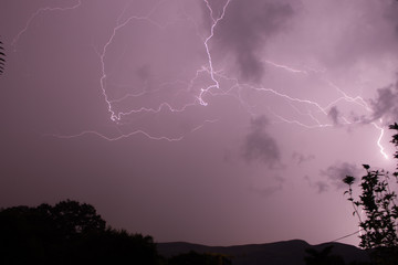Lightning is a naturally occurring electrostatic discharge during which two electrically charged...